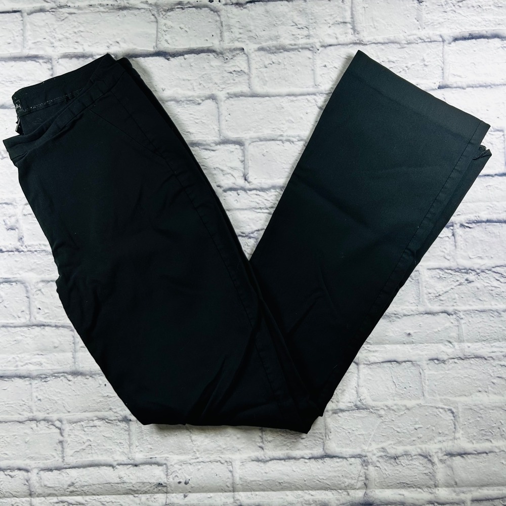 Long Tall Sally Black Stretch Dress Pants Womens Size 14 Tall Career Trousers